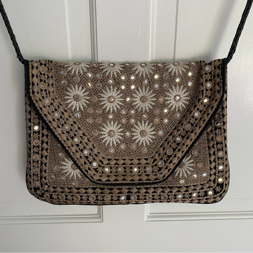 Antik Batik "Elise" Wallet Clutch in Black